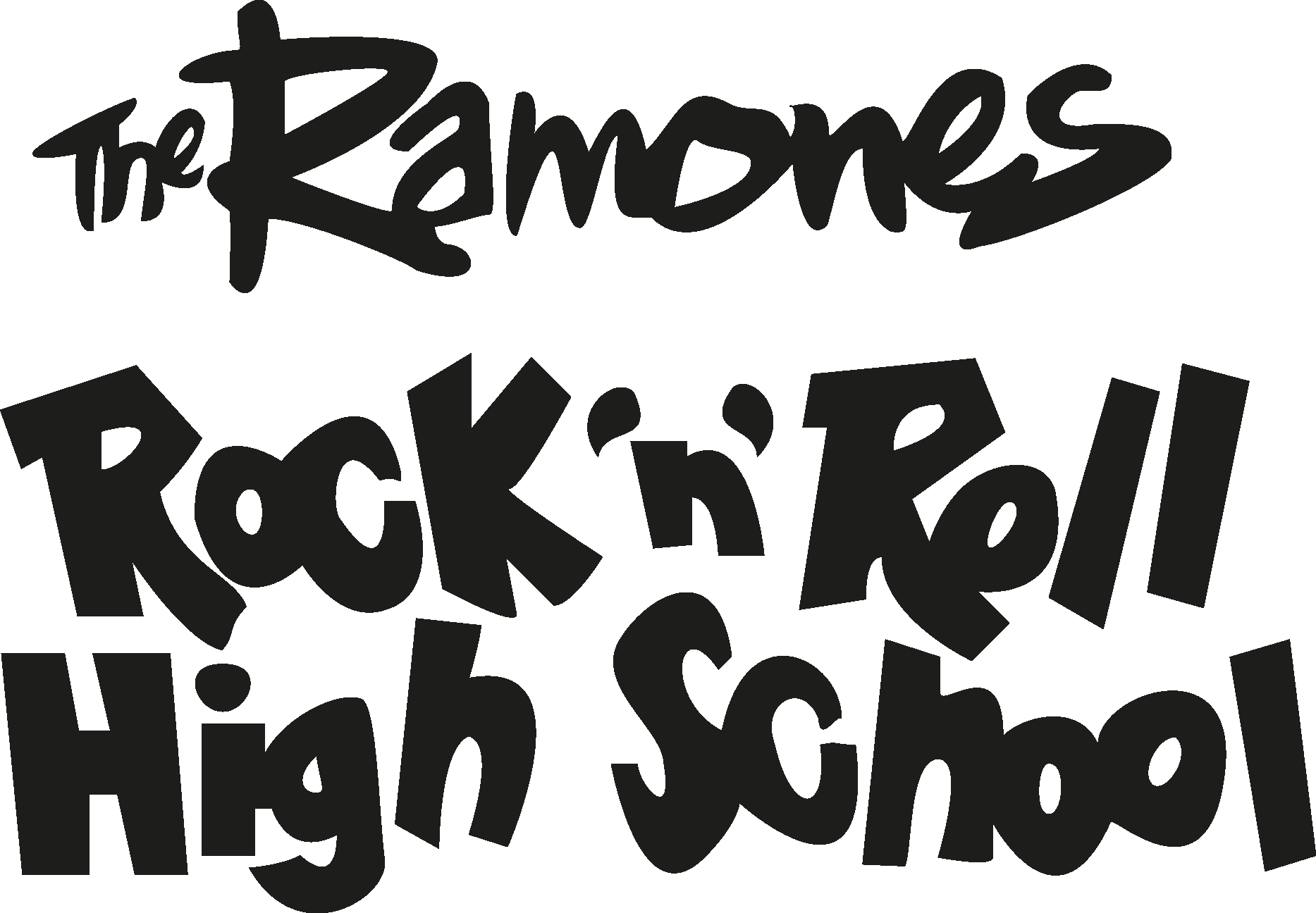 Rock And Roll High School Logo Vector Logo